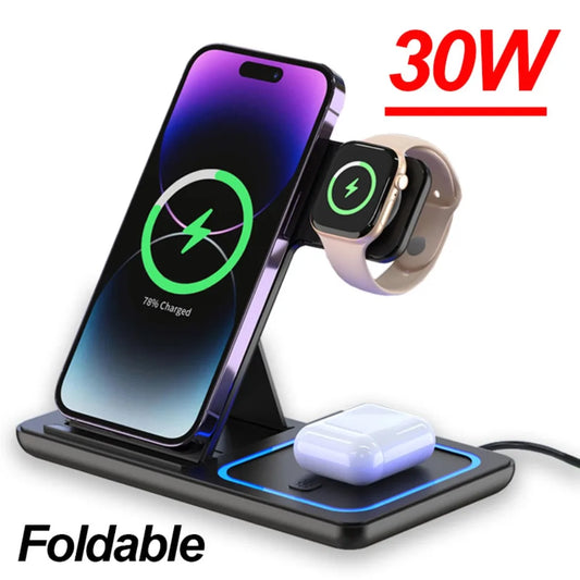 Chargeur sans fil 3 en 1